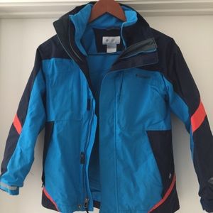 Columbia children's ski jacket w/detachable fleece